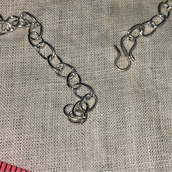 Sparkly Irish Green Apatite gemstone cluster statement necklace - Picture 11 of 14